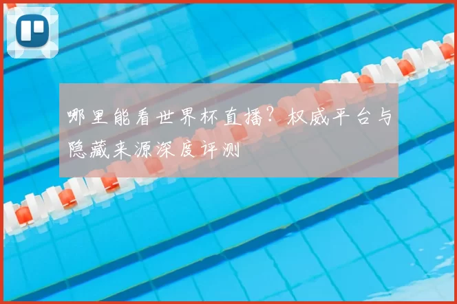 哪里能看世界杯直播?权威平台与隐藏来源深度评测