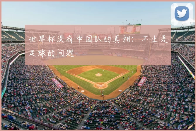 世界杯没有中国队的真相:不止是足球的问题