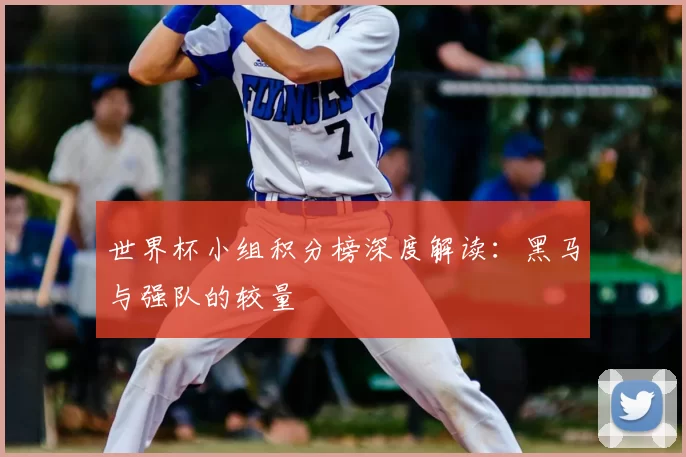 世界杯小组积分榜深度解读:黑马与强队的较量