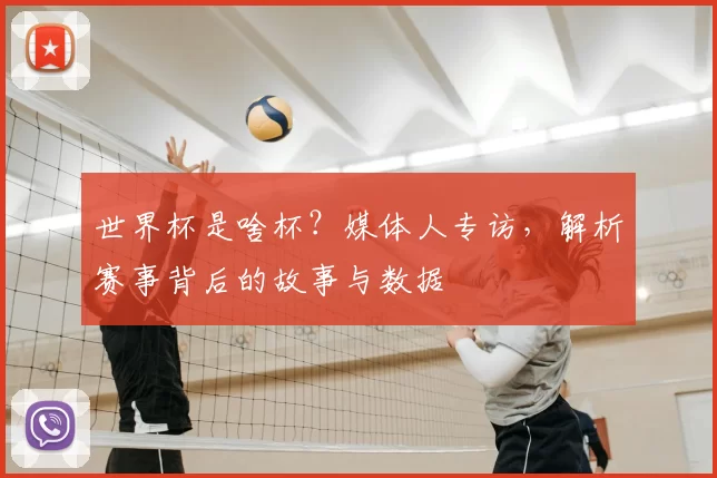 世界杯是啥杯？媒体人专访，解析赛事背后的故事与数据